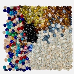 Glass Stones Decorative Vase Filler Candle Aquarium Arts and Crafts Colorful